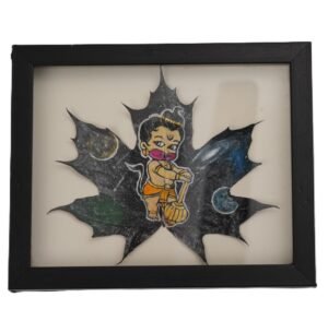 drawings on maple leafs